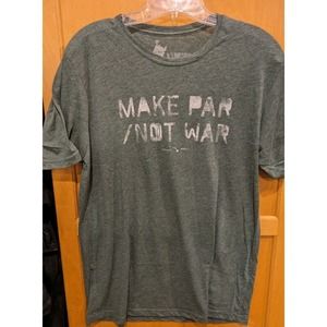 Linksoul Graphic T Shirt Golf The make Par‎ not war Medium Green